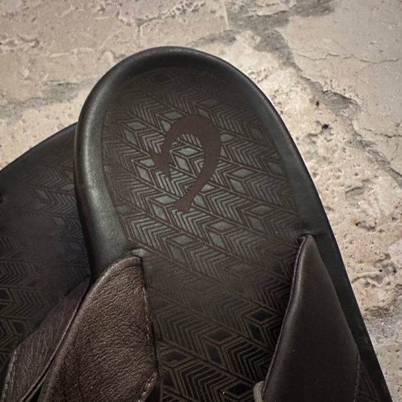 NWT OluKai ‘Ilikai’ Men’s Premium Leather Sandals - Picture 7 of 8